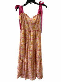 Fore Yellow and PInk Size S Dress