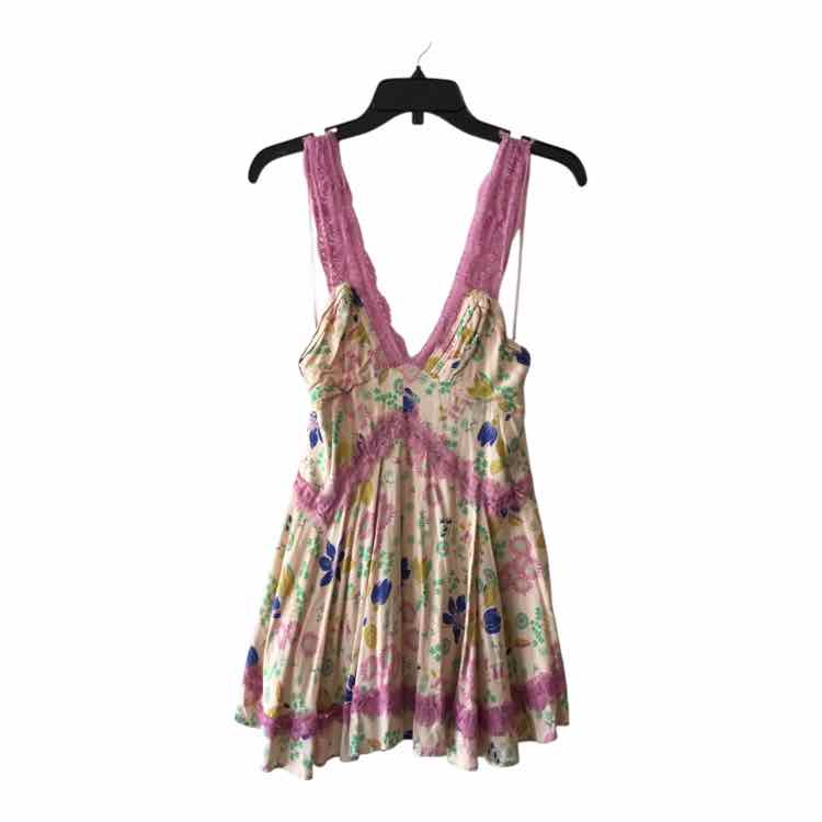 Urban Outfitters Cream Multi Size XS Dress
