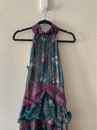Eliatt Fuschia & Teal Size L Dress