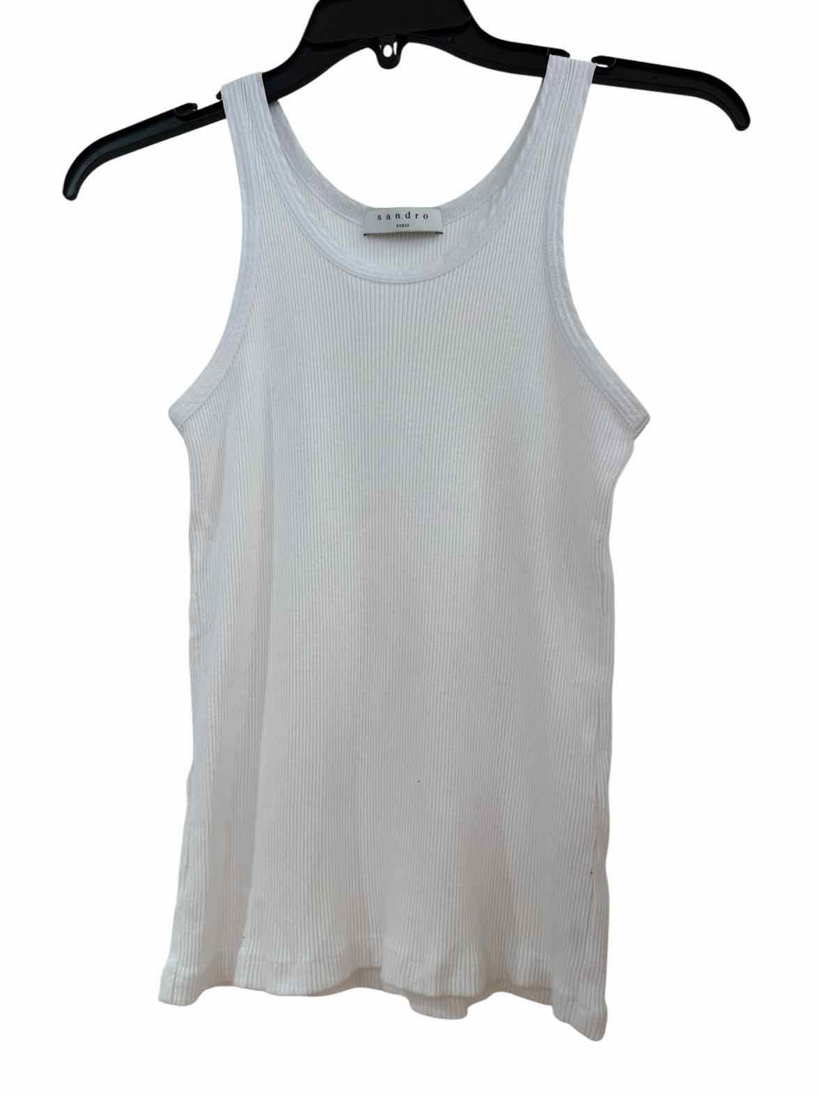 Sandro White Size 0 Shirt