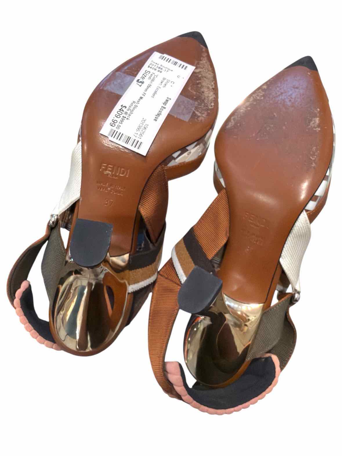 Fendi Brown Size 37 Shoes