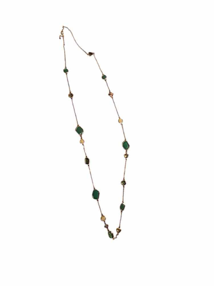 Stella & Dot Gold and Green Jewelry