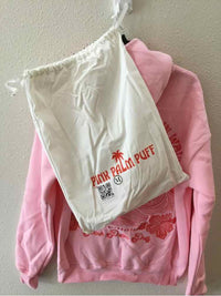 Pink Palm Puff Pink Size M Sweatshirt