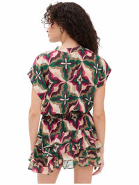 Misa Green and Purple Size S Dress