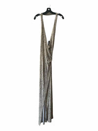 Norma Kamali Cream and Grey Size M Dress