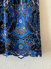 alice + olivia Black Multi Size 0 Dress