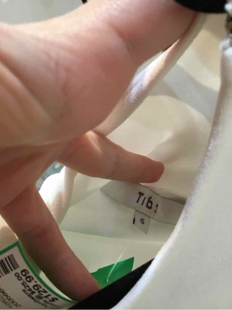 Tibi White Size 6 Shirt