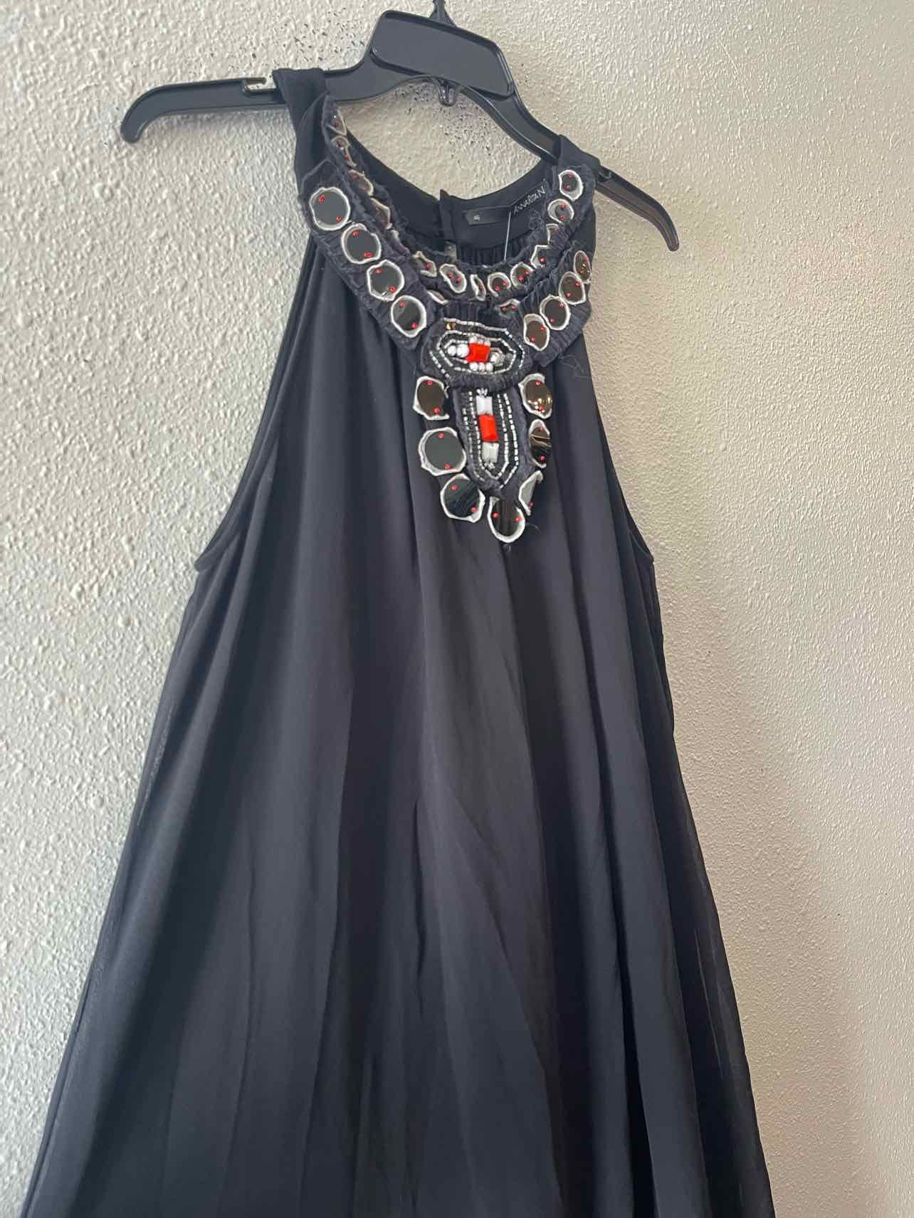 Anna Rita N Black Multi Size 46 Dress