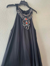 Anna Rita N Black Multi Size 46 Dress