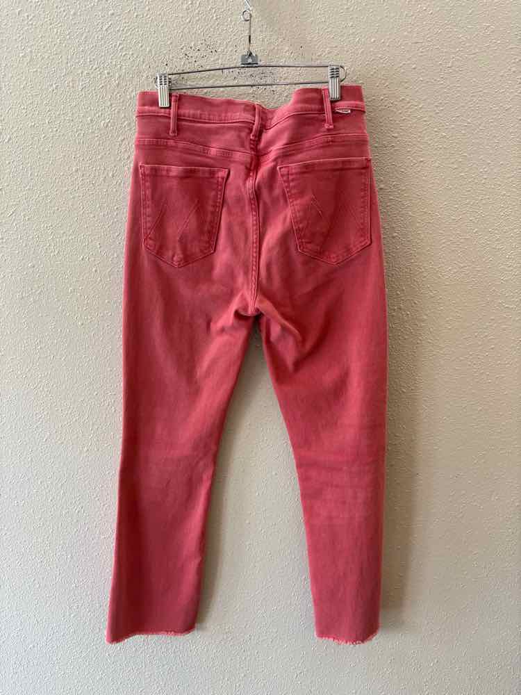 Mother Red Pink Size 30 Jeans