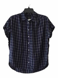 Madewell Navy and White Size XS Shirt