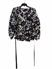 Alexis Navy and White Size S Dress