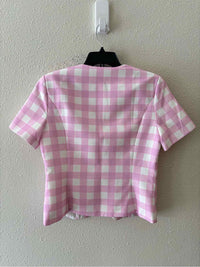 AVARA Pink and White Size M Blazer