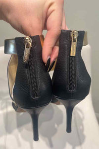 Jimmy Choo Black and Gold Size 38 1/2 Shoes