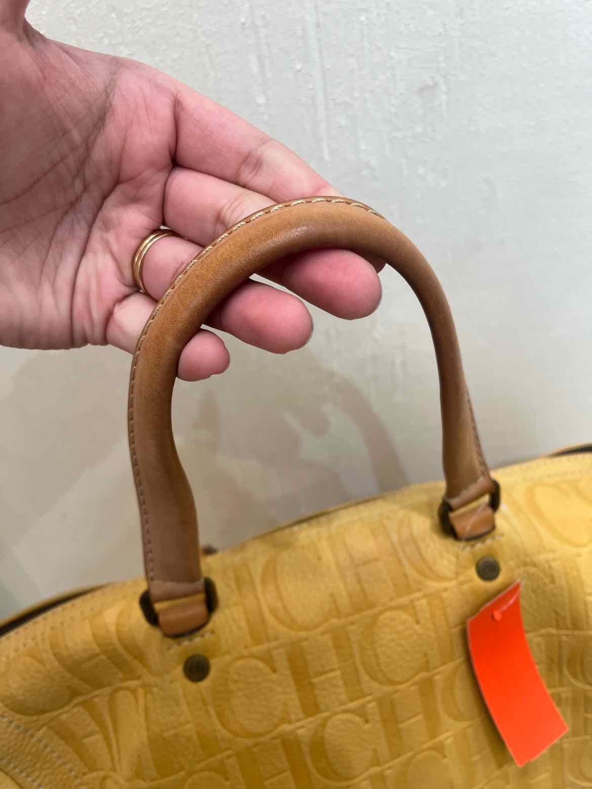 Carolina Herrera Andy 7 Yellow Handbag