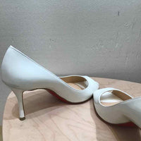 Christian Louboutin White Size 34.5 Shoes