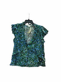 Veronica Beard Blue and Green Size 2 Blouse