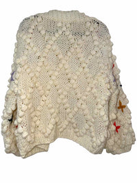 by Anthropologie White and multi Size One Size Cardigan