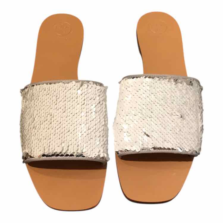 Tory Burch Brown and Silver Size 10.5 Shoes