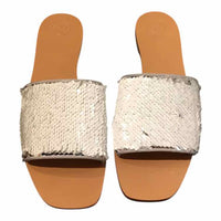 Tory Burch Brown and Silver Size 10.5 Shoes