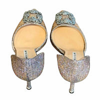 Manolo Blahnik Silver multi Size 38.5 Shoes
