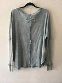 Zenana Blue Size L/XL Shirt