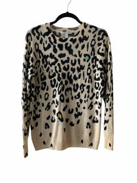 Autumn Cashmere Cream and Black Size S Sweater