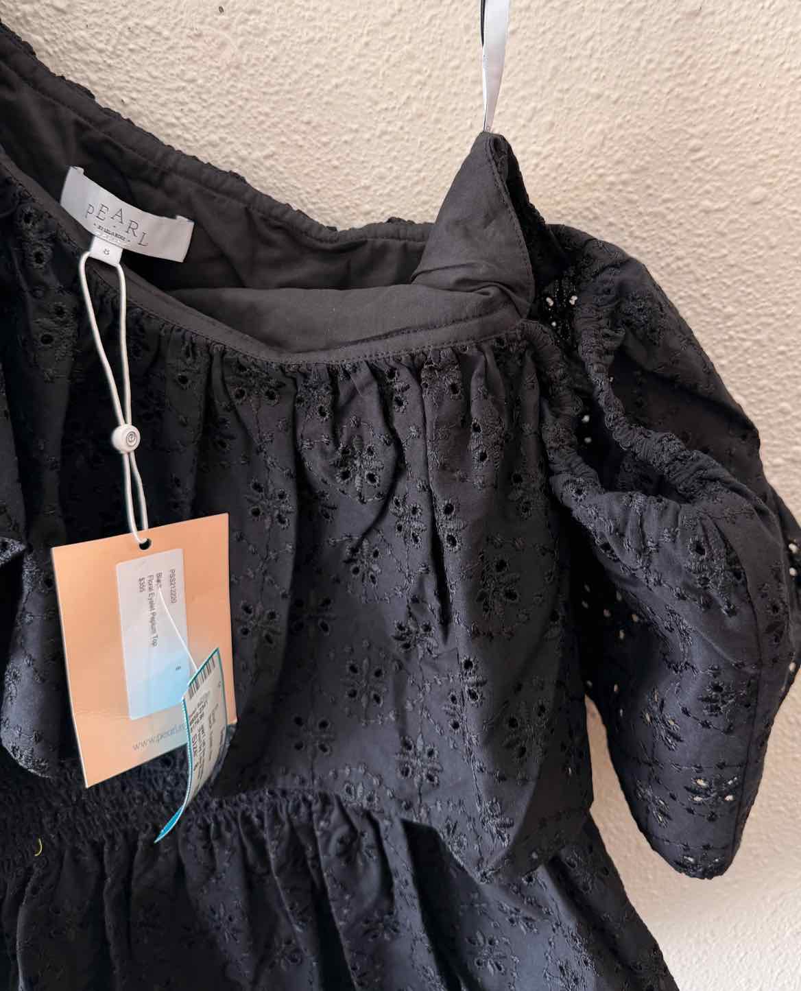 Pearl by Lela Rose Black Size 8 Shirt