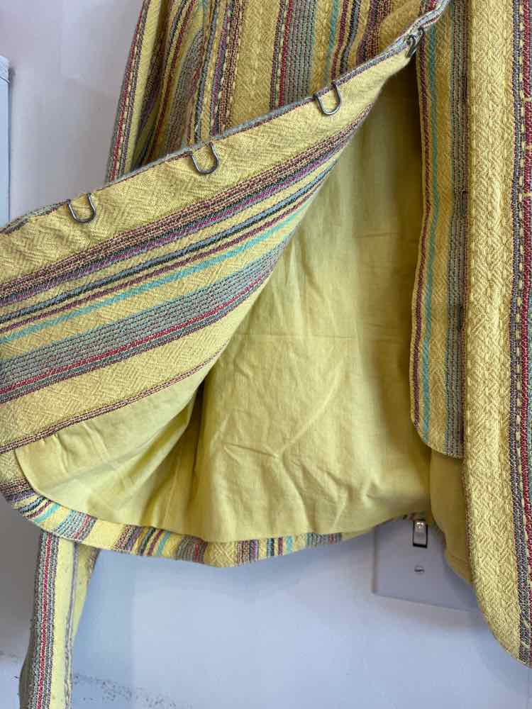 Free People Yellow Multi Size XS Blazer