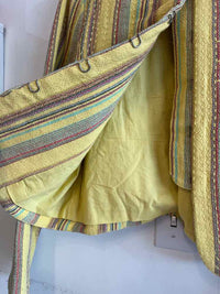 Free People Yellow Multi Size XS Blazer