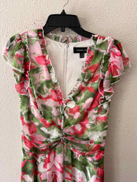 Tadashi Shoji White Multi Size 6 Dress