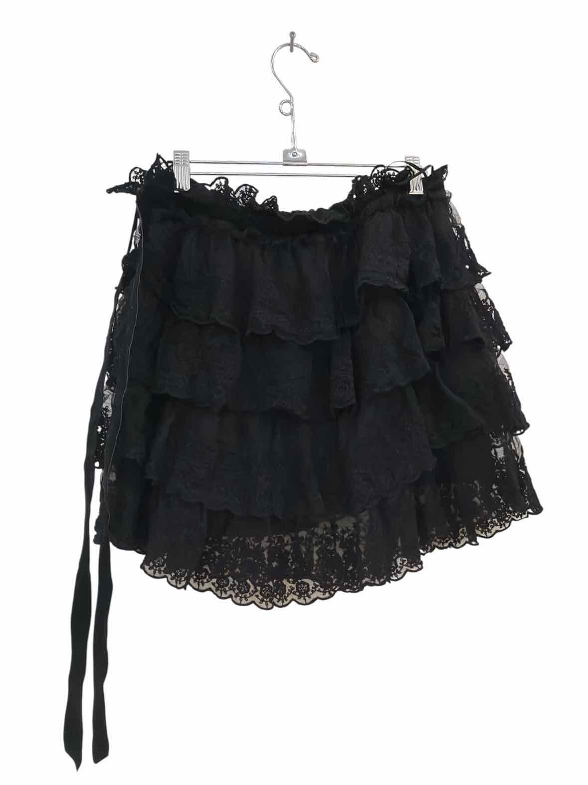 LoveShackFancy Black Size 6 Skirt