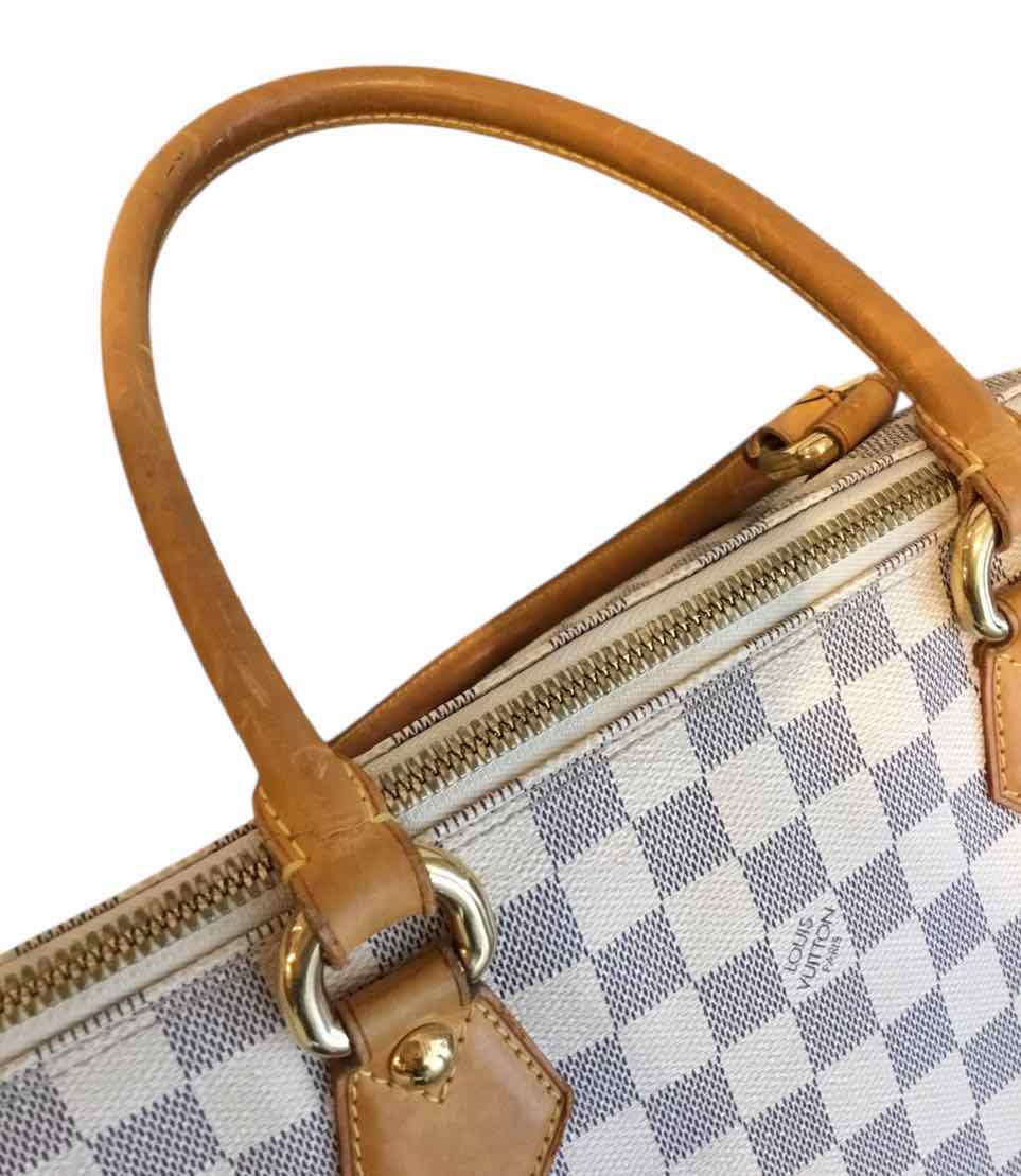 Louis Vuitton white and gray Handbag
