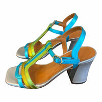 Chie Mihara Blue and Green Size 36 Shoes
