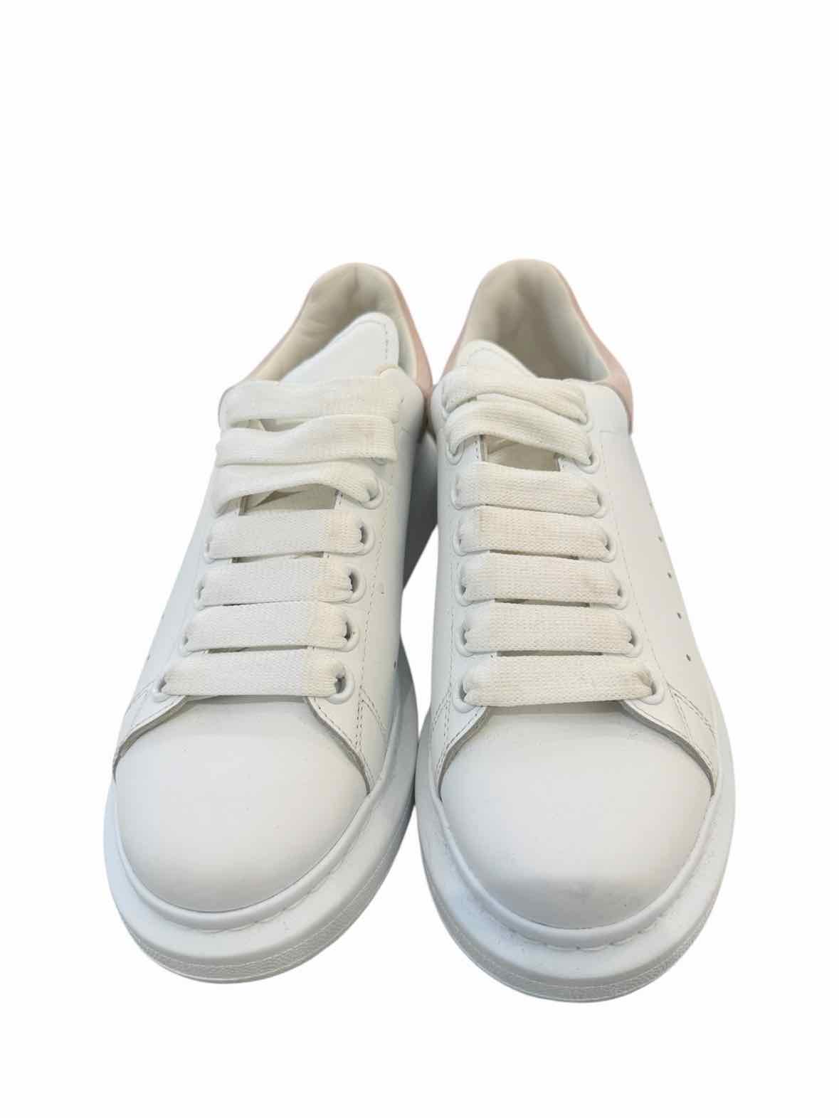 Alexander McQueen White and Blush Size 36.5 Shoes