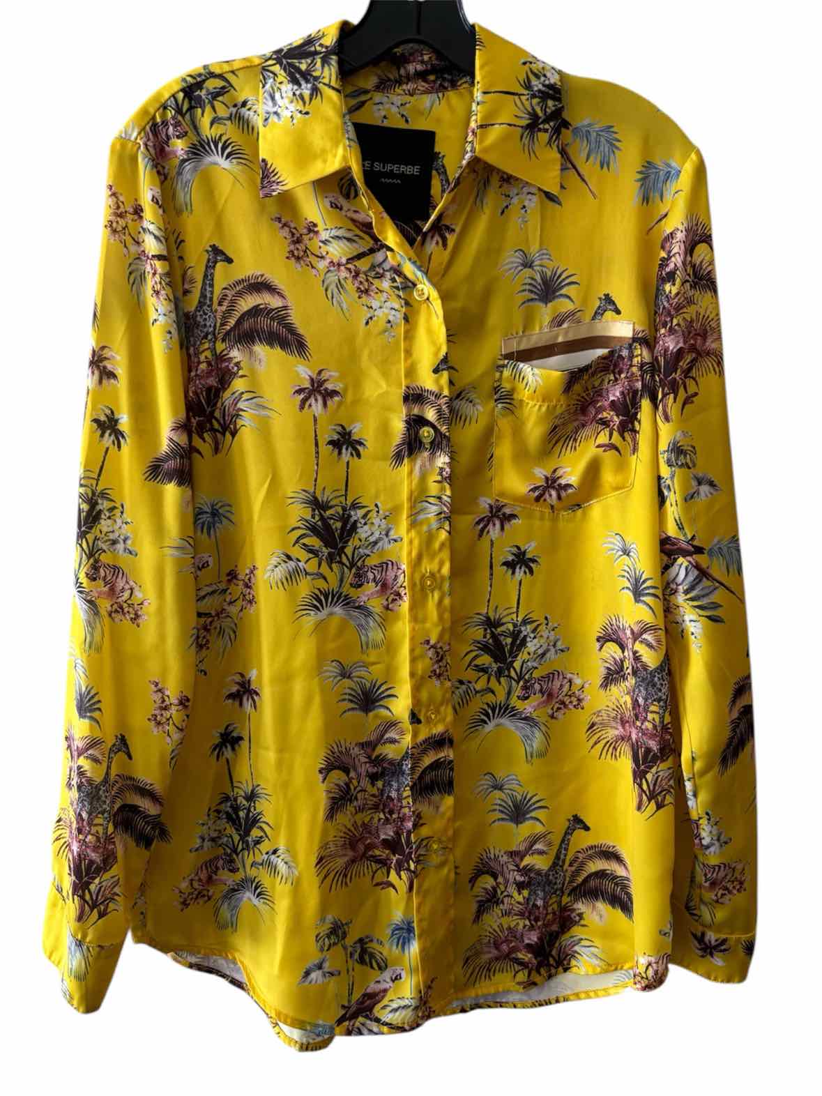 Le Superbe Yellow Multi Size 2 Shirt