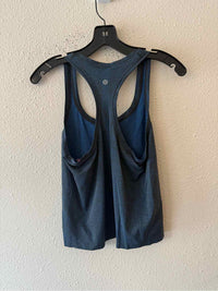 Lululemon Black and blue Size 6 Tank Top