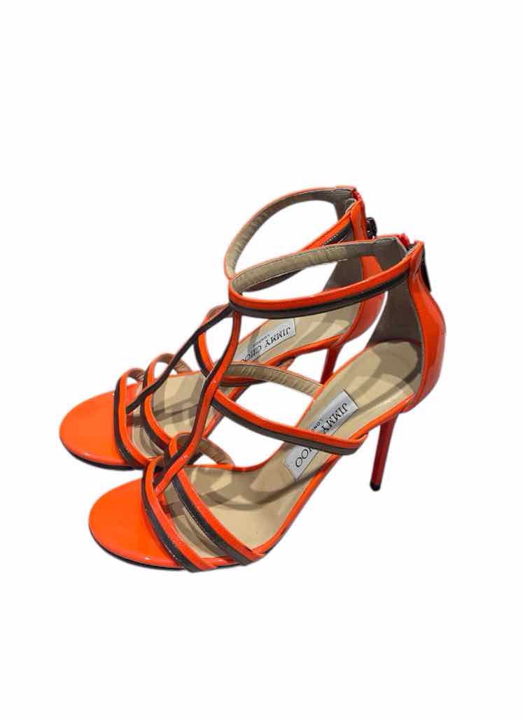 Jimmy Choo Neon Orange Size 36.5 Shoes