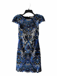 alice + olivia Black Multi Size 0 Dress