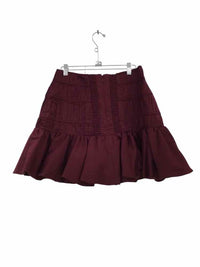 Aje. Burgandy Size AU10/US6 Skirt