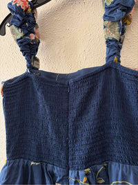 sea navy multi Size S Dress