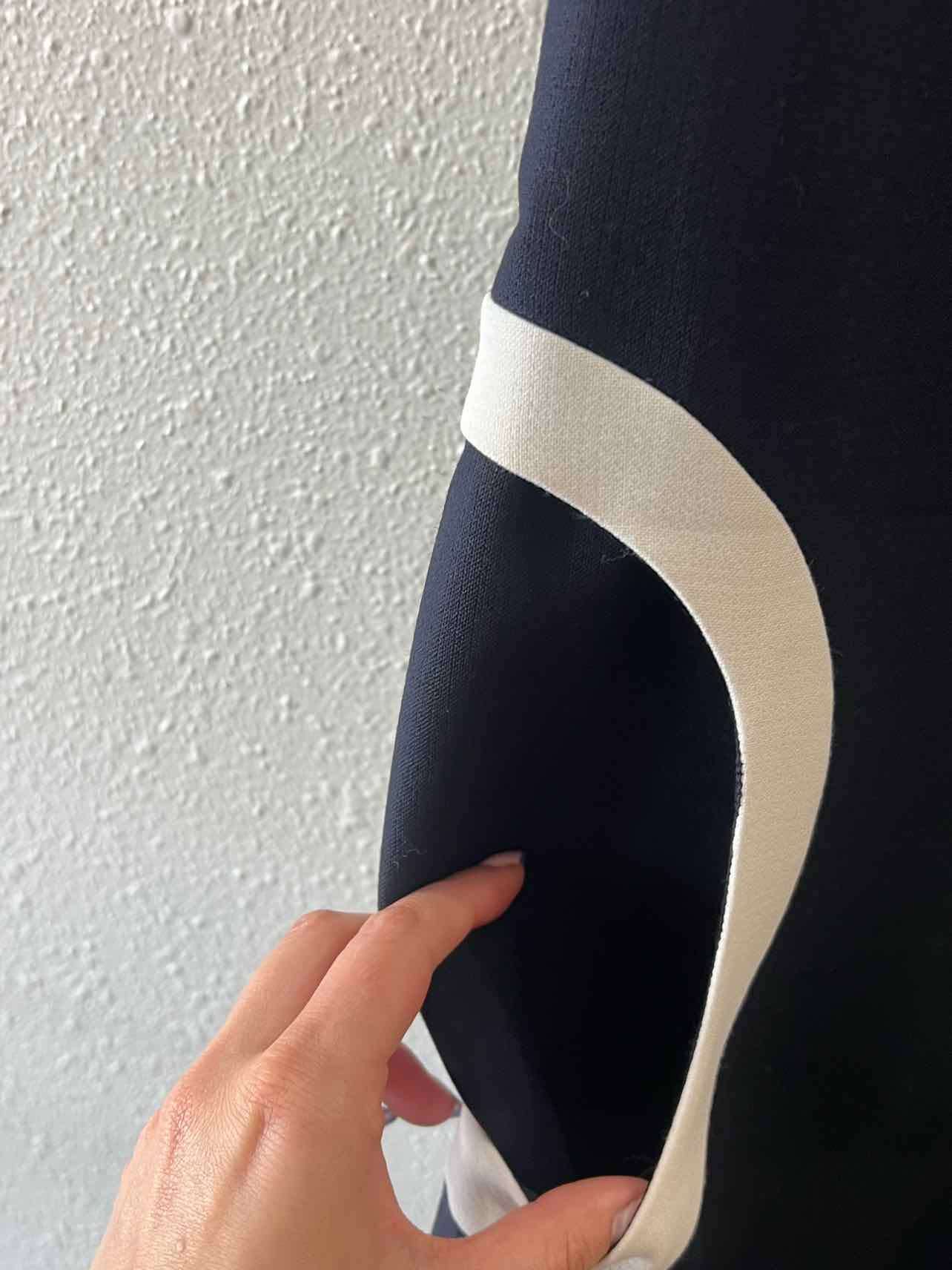 Tory Burch Navy and White Size 8 Dress