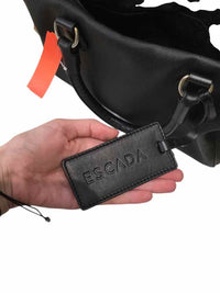 Escada Bowler Bag Black Handbag