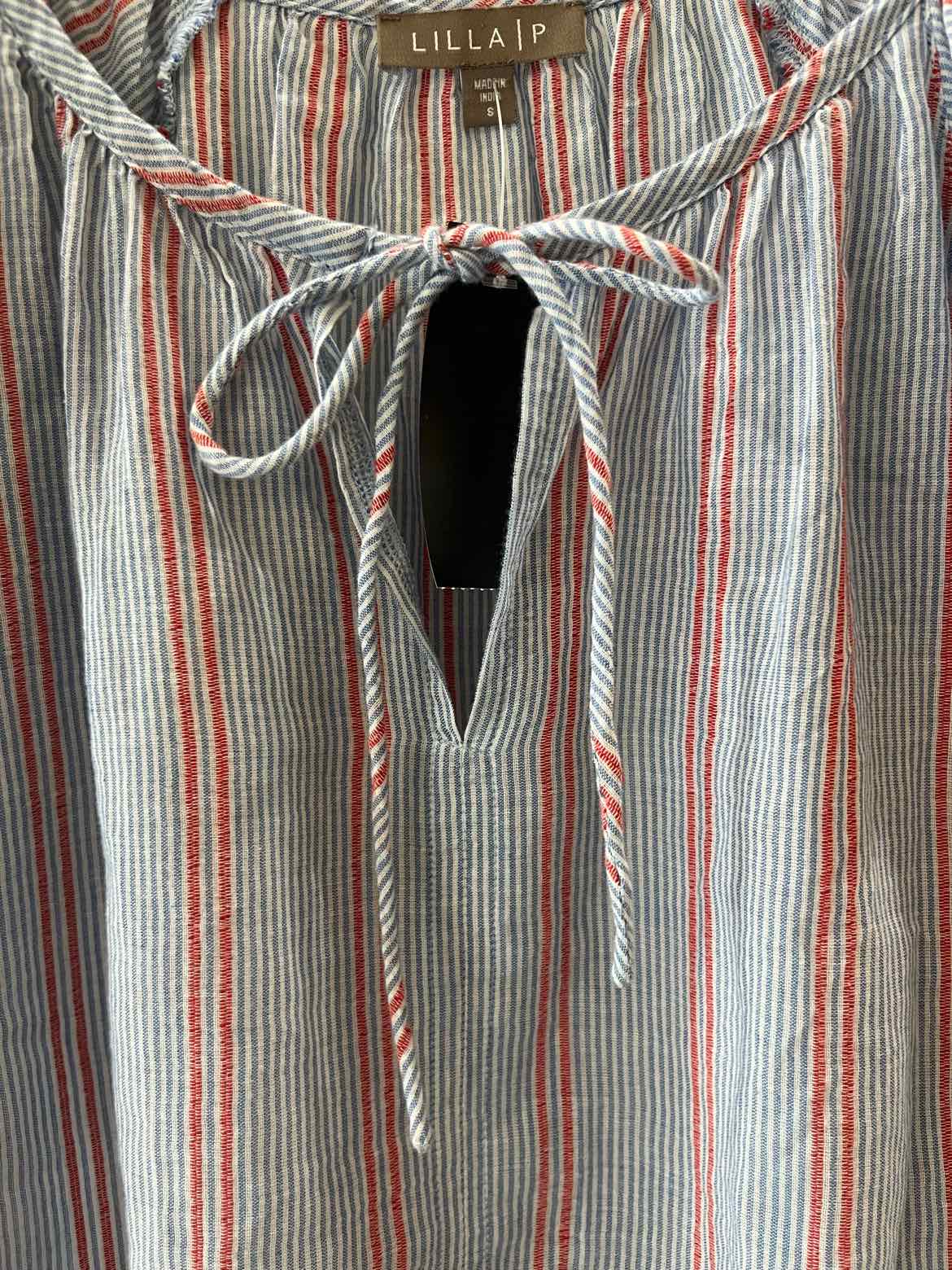 Lilla P Blue Multi Size S Shirt
