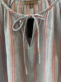 Lilla P Blue Multi Size S Shirt