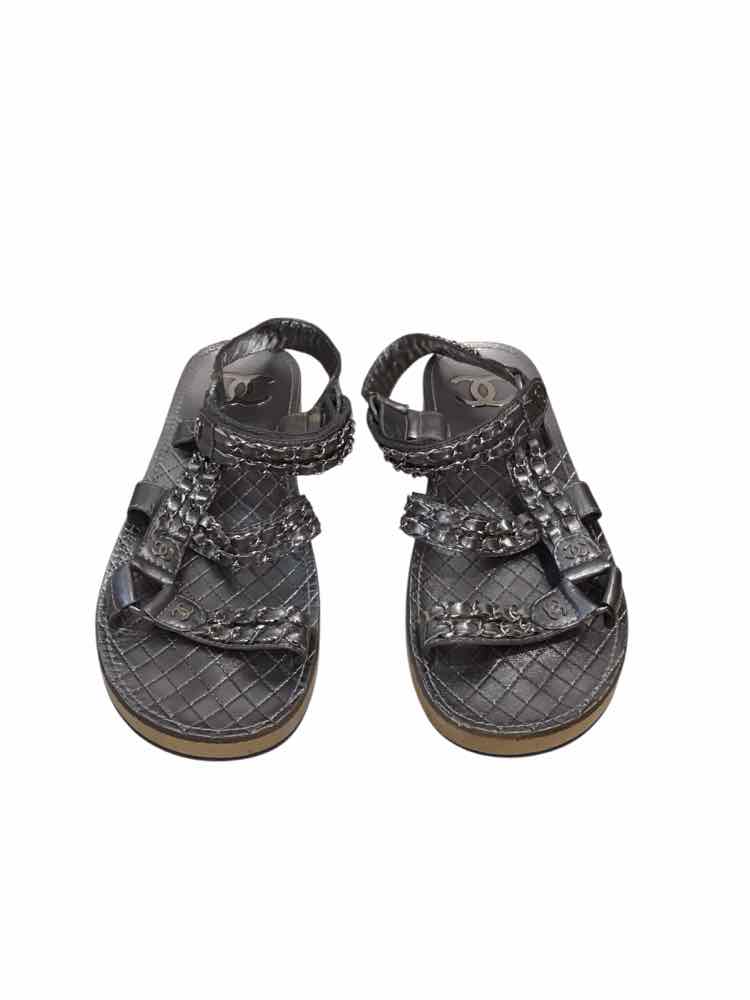 Chanel Silver Size 39 1/2 Shoes
