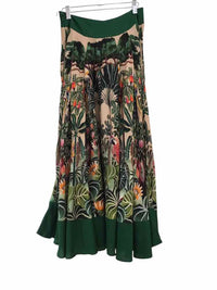 farm rio Green and Beige Multi Size XS Skirt