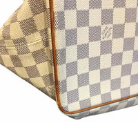 Louis Vuitton white and gray Handbag