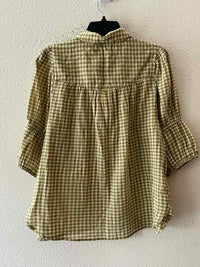 Pilcro Green and Cream Size L Shirt