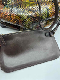 Gucci green and brown Handbag